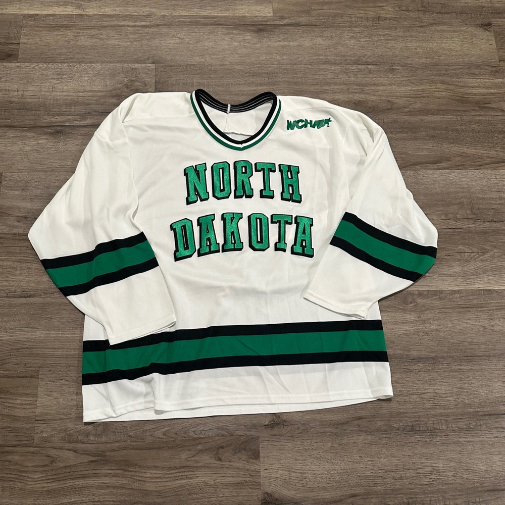 Vintage K1 North Dakota Fighting Sioux WCHA Hockey Jersey XL USA Made UND
